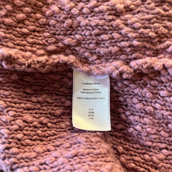 Coldwater Creek Short Sleeve Textured Knit Sweater Top Plus Sz 1X Comfort Mauve - Picture 6 of 7